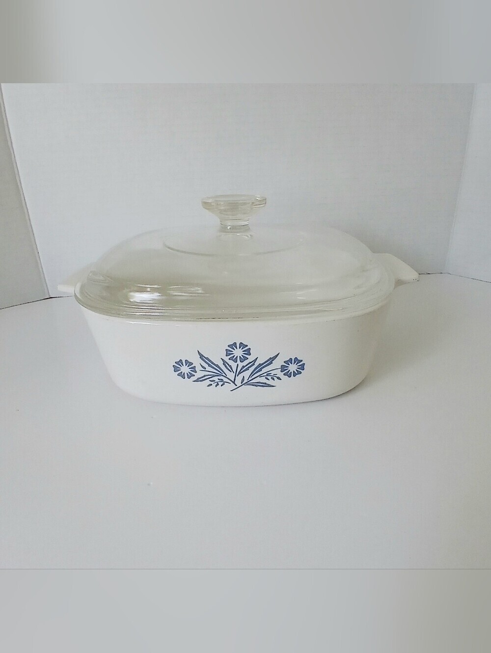 VTG Corningware casserole A-2-B blue cornflower